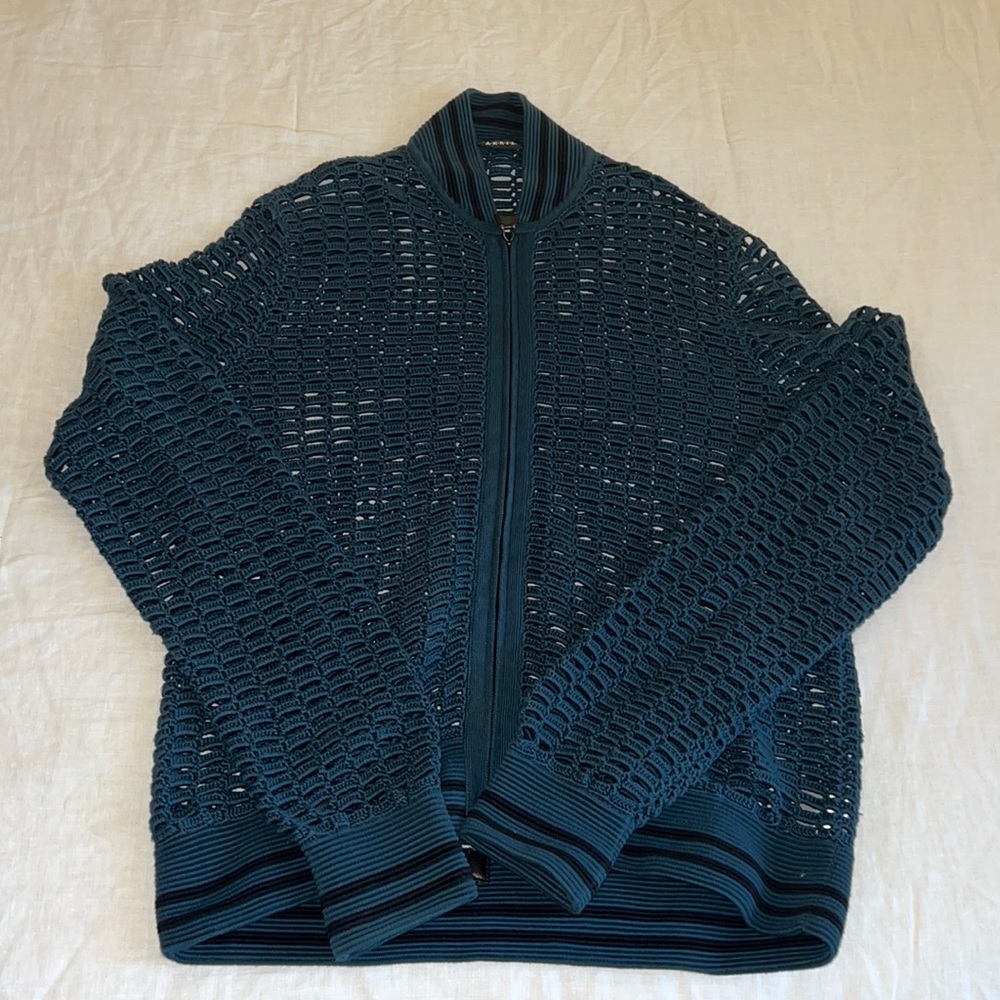 Akris Crochet Bomber Jacket